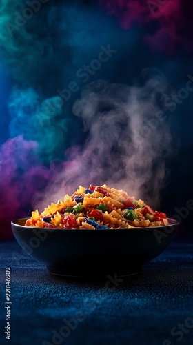 AIdesigned colorchanging mood pasta that shifts with diners emotions photo