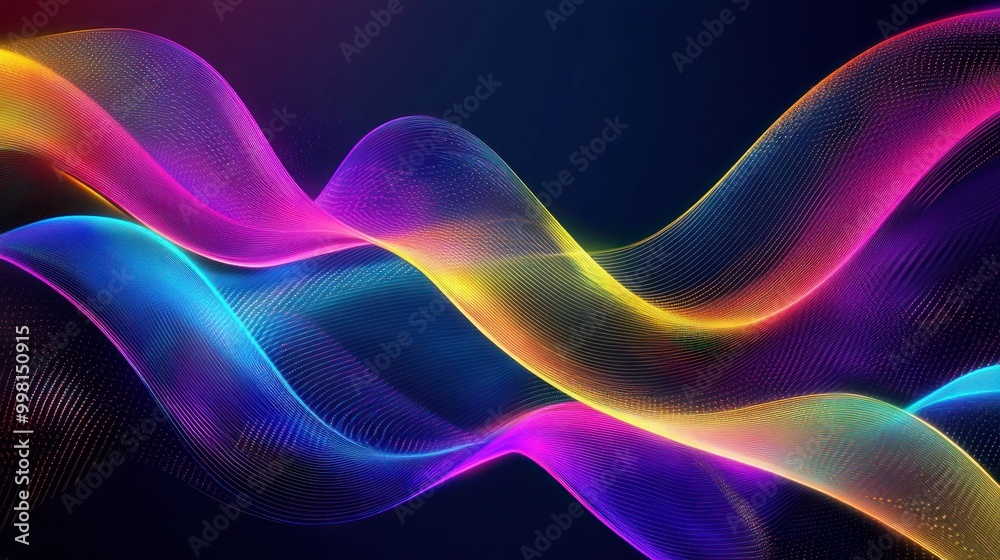Abstract Digital Art with Vibrant Colors Abstract Digital Art with Vibrant Colors