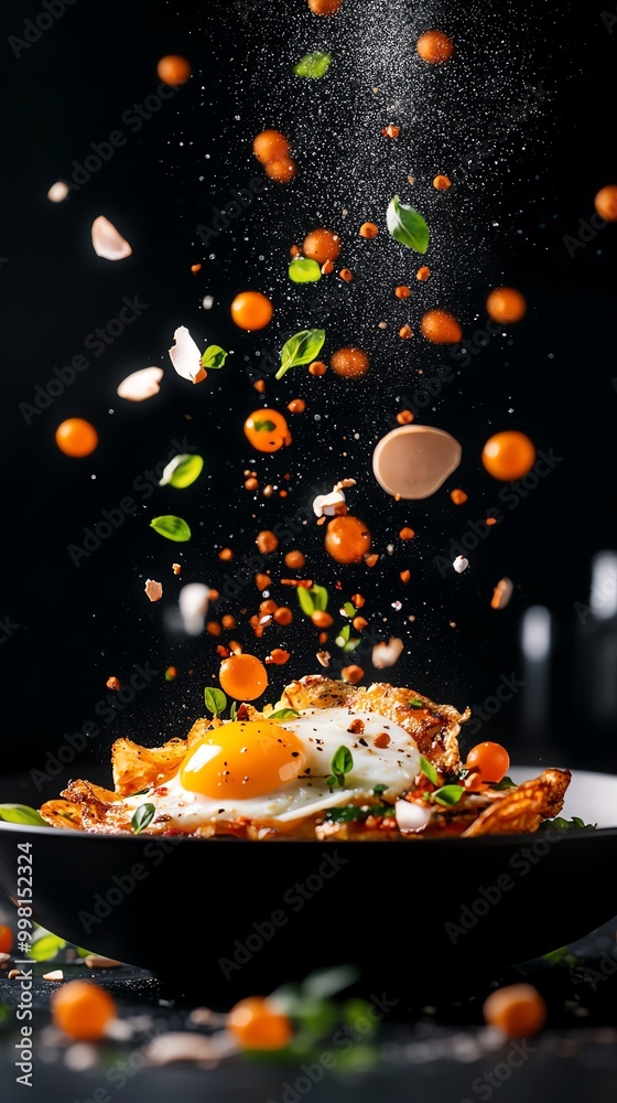 Labgrown dodo egg omelette with extinct herb seasoning Labgrown dodo egg omelette with extinct herb seasoning