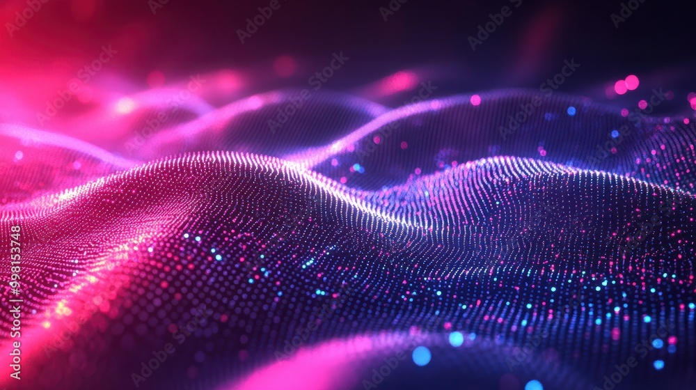 Technology background with surface lines and dots. Futuristic digital innovation background, Technology background with surface lines and dots. Futuristic digital innovation background,