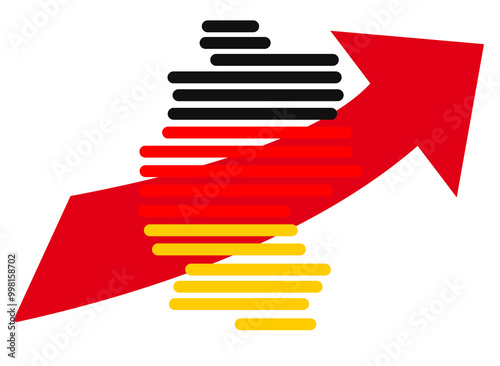 map of Germany outline simp...