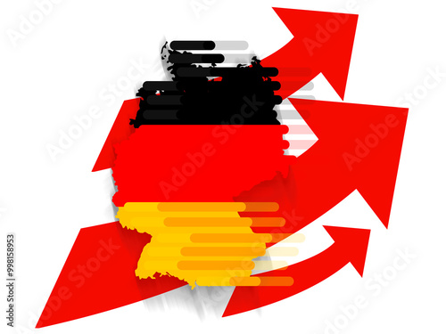 map of Germany outline simp...