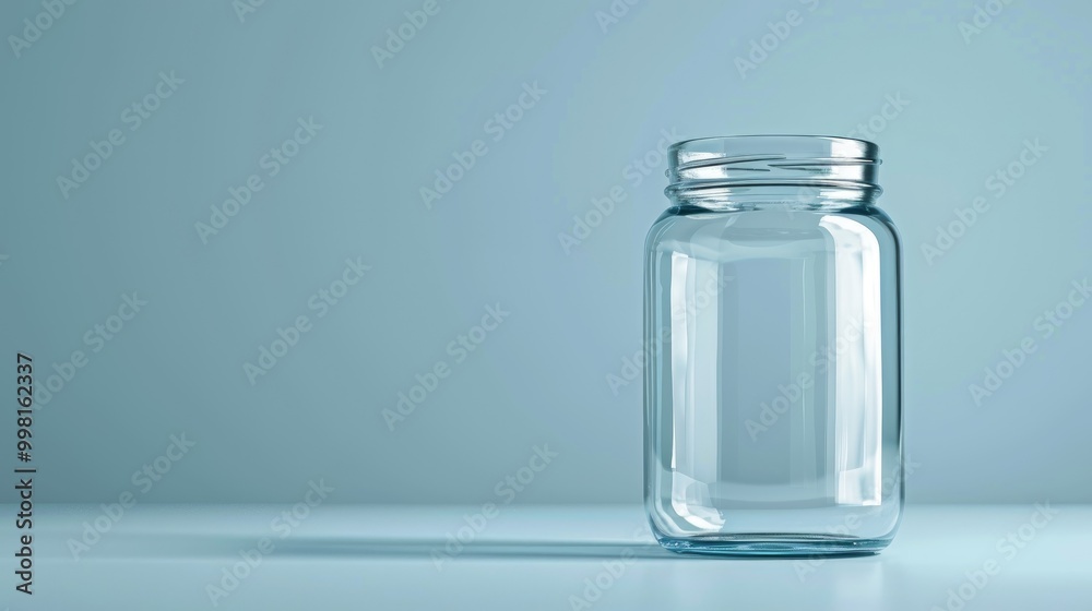 Glass Jar Isolated Background Juice Jar Water Jar Glass Jar Isolated Background Juice Jar Water Jar