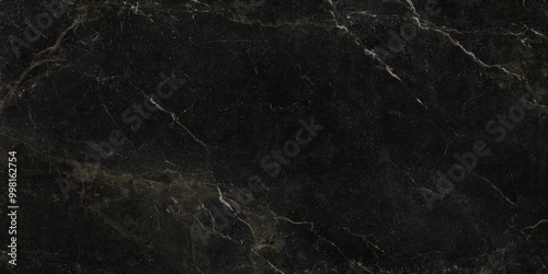 Textured of the black marble background. Gold and white patterned natural of dark gray marble texture.