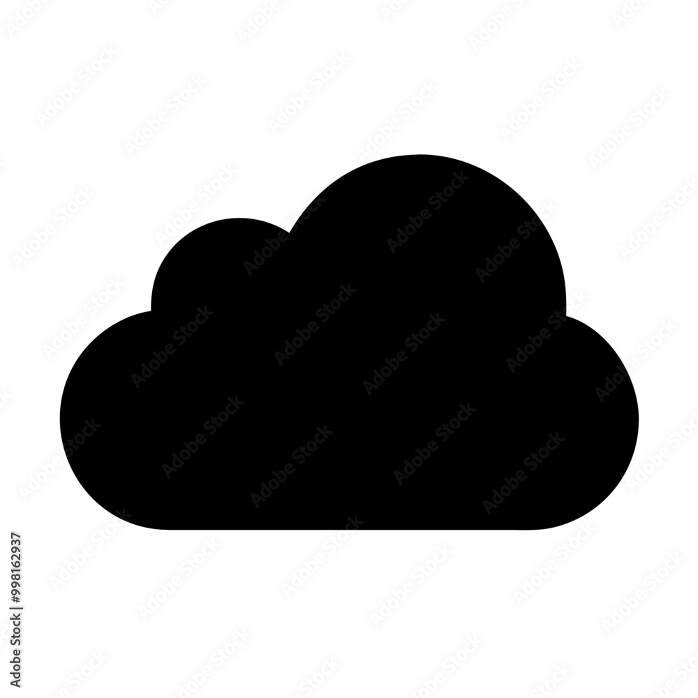Cloud icon in a simple and clean design for weather and nature concepts
Cloud icon in a simple and clean design for weather and nature concepts