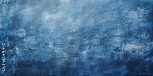 A blue background with a wave pattern