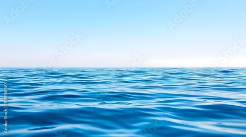 Wallpaper Mural Tranquil Seaside Serenity - Open Horizon with Rhythmic Waves and Refreshing Breeze Evoking Meditative Calm and the Invigorating Scent of the Sea Torontodigital.ca