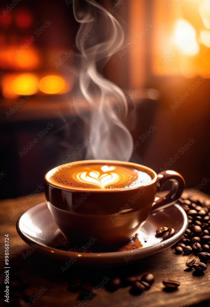 vibrant coffee cup emitting steam textured background showcasing rich colors inviting warmth, beverage, mug, hot, drink, aroma, espresso, latte, brewing vibrant coffee cup emitting steam textured background showcasing rich colors inviting warmth, beverage, mug, hot, drink, aroma, espresso, latte, brewing
