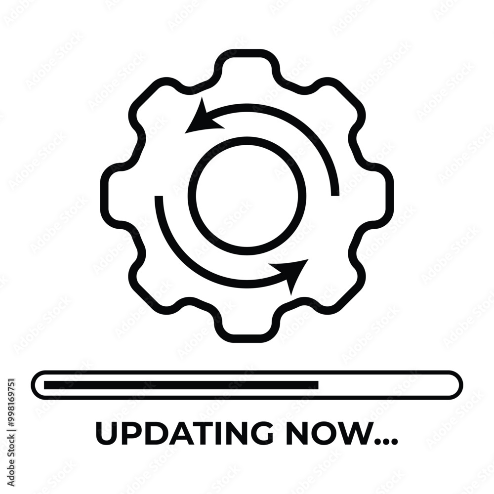 Software Update Icon, Computer and Mobile Phone Update Symbol, Application Installing, Update Software Sign, System Update Vector and Illustration Software Update Icon, Computer and Mobile Phone Update Symbol, Application Installing, Update Software Sign, System Update Vector and Illustration