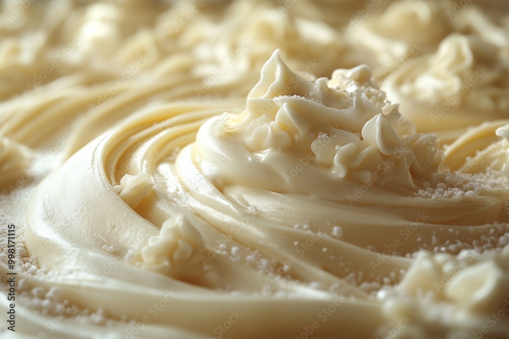 Delicious vanilla ice cream close-up macro photography. Soft focus. Delicious vanilla ice cream close-up macro photography. Soft focus.