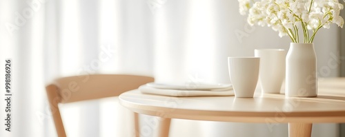 Timeless Elegance in Serene Sophistication - Classic Charm Meets Luxurious Simplicity for an Enduringly Beautiful Space