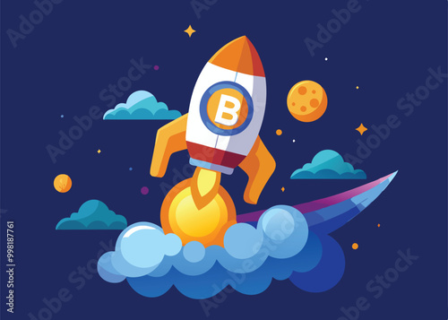 rocket in space
