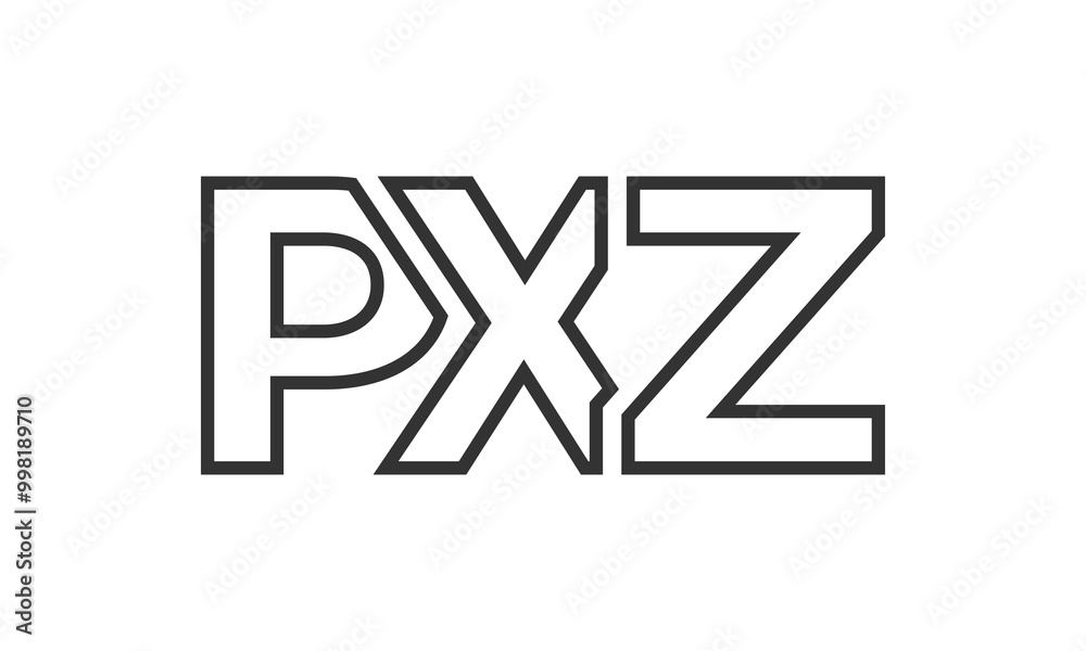 PXZ logo design template with strong and modern bold text. Initial based vector logotype featuring simple and minimal typography. Trendy company identity. PXZ logo design template with strong and modern bold text. Initial based vector logotype featuring simple and minimal typography. Trendy company identity.
