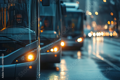 Flexible public transit systems with on-demand routes photo