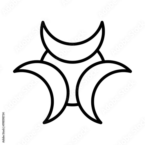Biohazard Symbol Icon Design