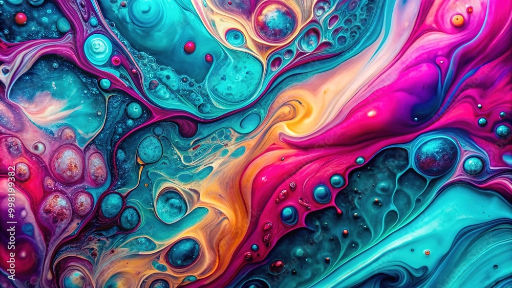 Vibrant Cyan and Magenta Abstract Background with Fluid Patterns and Artistic Texture for Design Use Vibrant Cyan and Magenta Abstract Background with Fluid Patterns and Artistic Texture for Design Use
