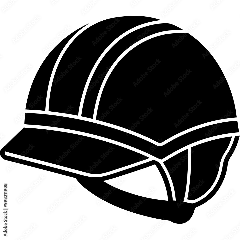 Safety helmet icon silhouette vector illustration design
Safety helmet icon silhouette vector illustration design