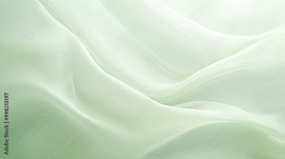 A light pastel green background with a subtle gradient, ideal for a refreshing and gentle design.