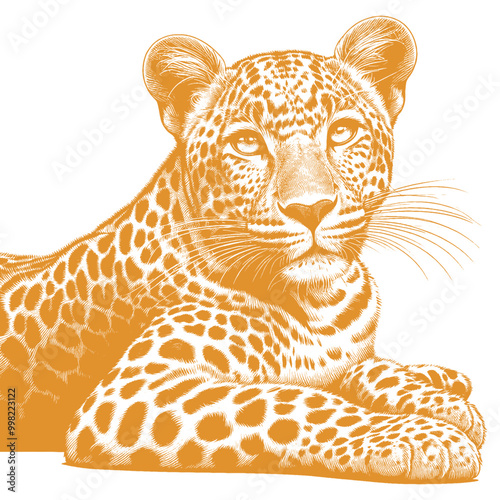 leopard vector