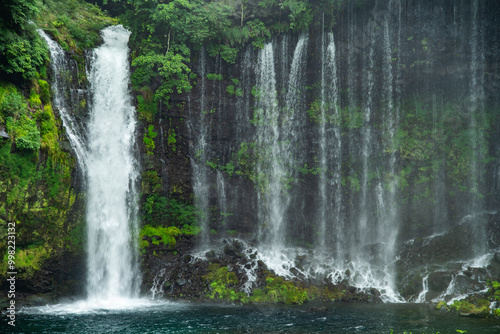 Shiraito Falls, Shiraito no Taki, in Fujinomiya, Shizuoka, Japan