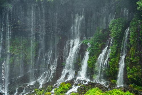 Shiraito Falls, Shiraito no Taki, in Fujinomiya, Shizuoka, Japan photo