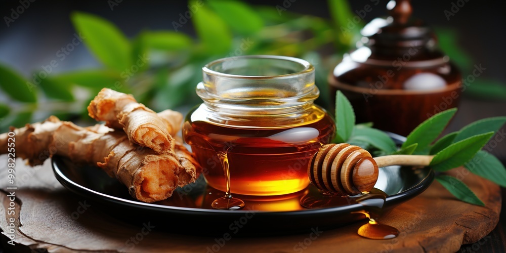 oil with rosemary and honey oil with rosemary and honey