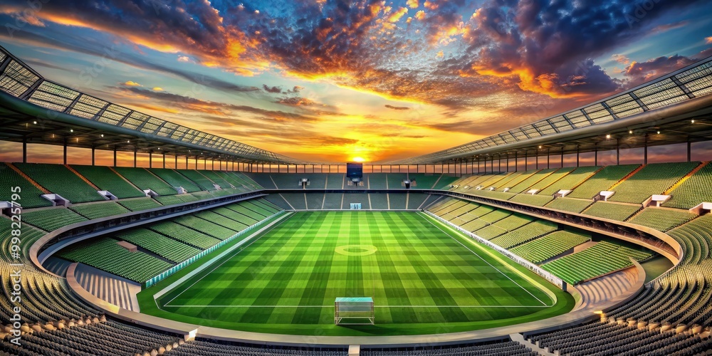 Expansive Open-Air Football Stadiums Showcasing Lush Green Fields and Spectacular Viewing Areas Expansive Open-Air Football Stadiums Showcasing Lush Green Fields and Spectacular Viewing Areas