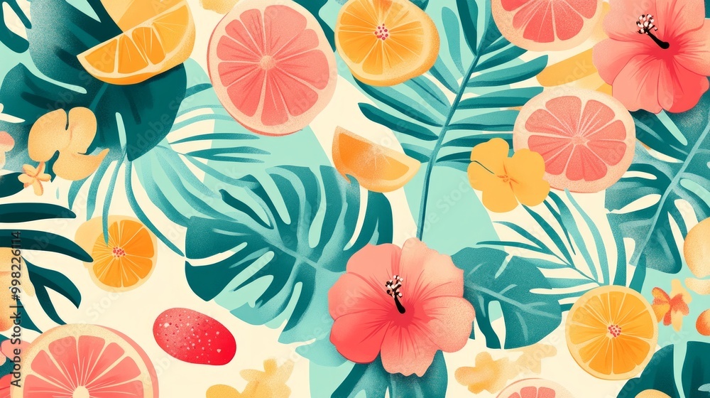 seamless background with leaves seamless background with leaves