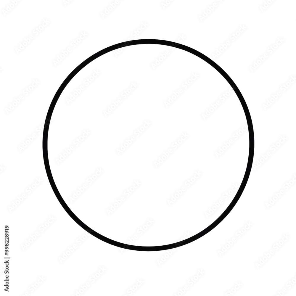 Minimalist Circle: A simple, clean circle with a thin outline. Minimalist Circle: A simple, clean circle with a thin outline.