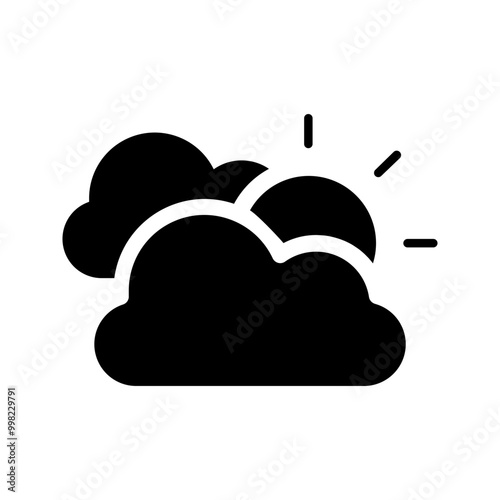 black clouds and black sun