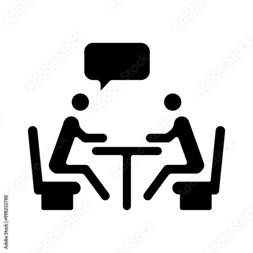 deliberation concept line icon. Simple element illustration. deliberation concept outline symbol design.