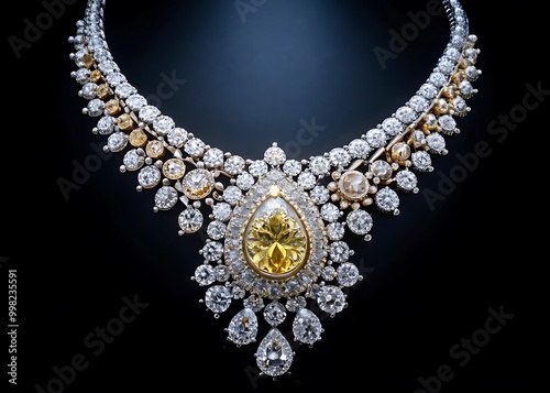 Elegant diamond necklaces