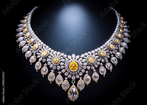 Elegant diamond necklaces