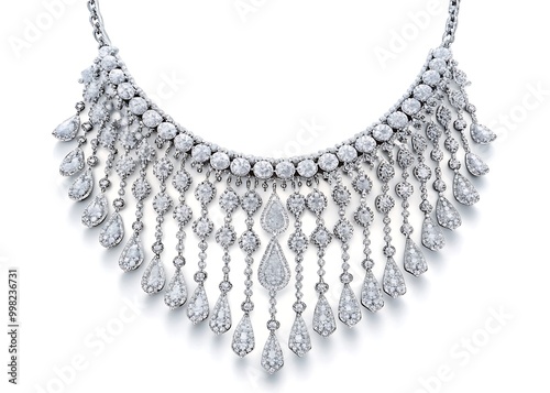 Elegant diamond necklaces