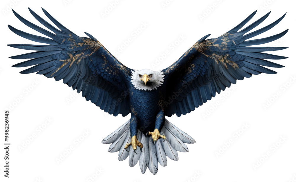 Fototapeta premium PNG Eagle animal flying eagle.