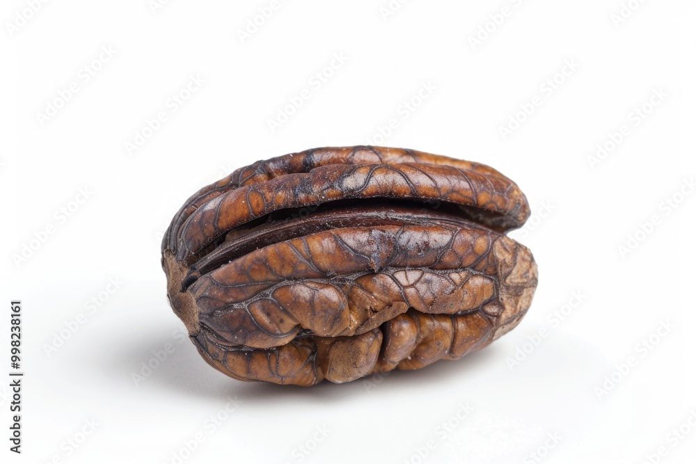 A group of walnuts arranged on a white background, perfect for food or nature-themed designs A group of walnuts arranged on a white background, perfect for food or nature-themed designs