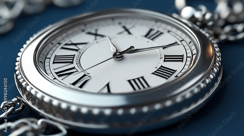 Close-up of an elegant pocket watch showcasing intricate details and a classic design, perfect for vintage-themed projects. Close-up of an elegant pocket watch showcasing intricate details and a classic design, perfect for vintage-themed projects.