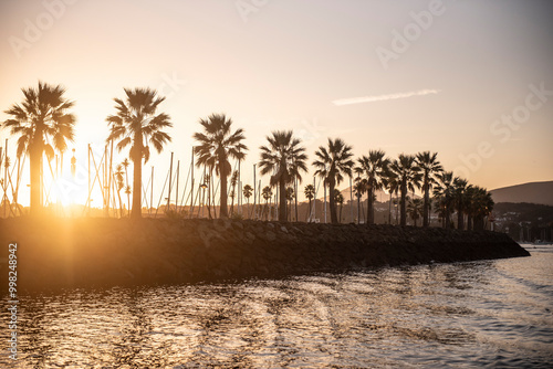 Port d'Hendaye Golden hour, Pays Basque