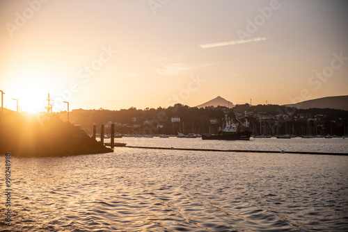 Port d'Hendaye Golden hour, Pays Basque