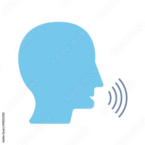 speak concept line icon. Simple element illustration. speak concept outline symbol design.
