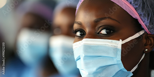 Overlooked medical workers, exhausted from tireless efforts.
