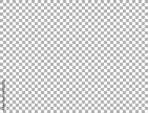 Seamless transparent pattern background, vector checkerboard simulation.  Checker chess board square grid line gray and white vector illustrations transparent grid style 