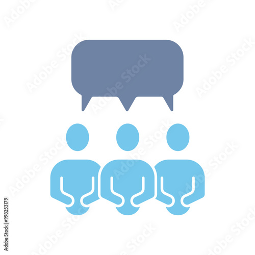 opinion concept line icon. Simple element illustration. opinion concept outline symbol design.