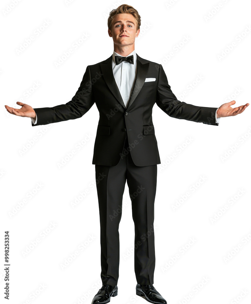 Elegant man in a formal suit with bowtie. Elegant man in a formal suit with bowtie.