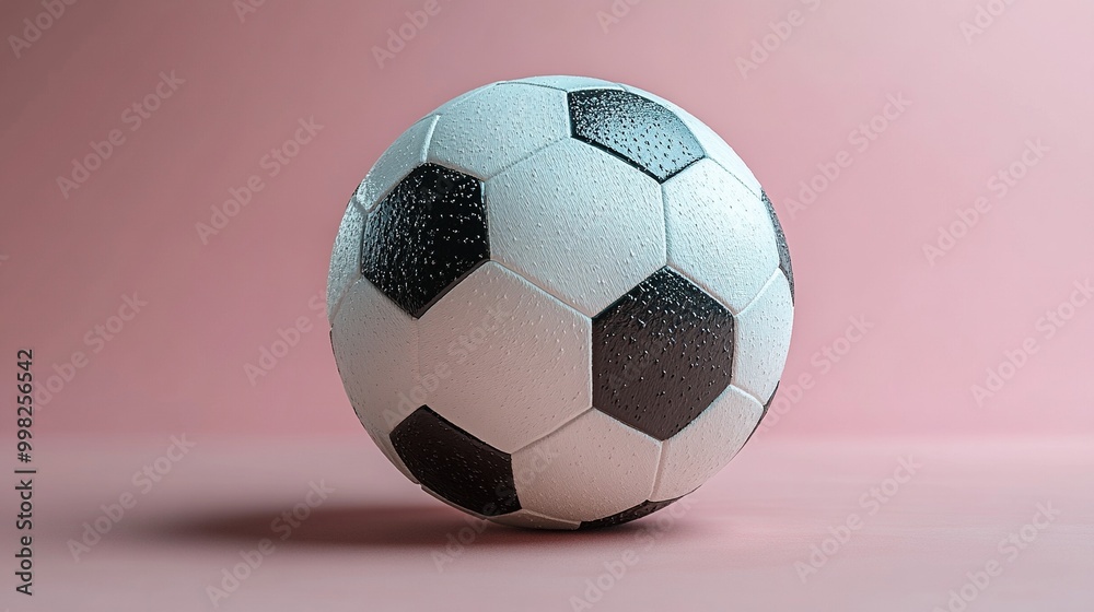 Minimalistic Black Outline of a Soccer Ball on a Vibrant Colorful Background for Dynamic Designs Minimalistic Black Outline of a Soccer Ball on a Vibrant Colorful Background for Dynamic Designs
