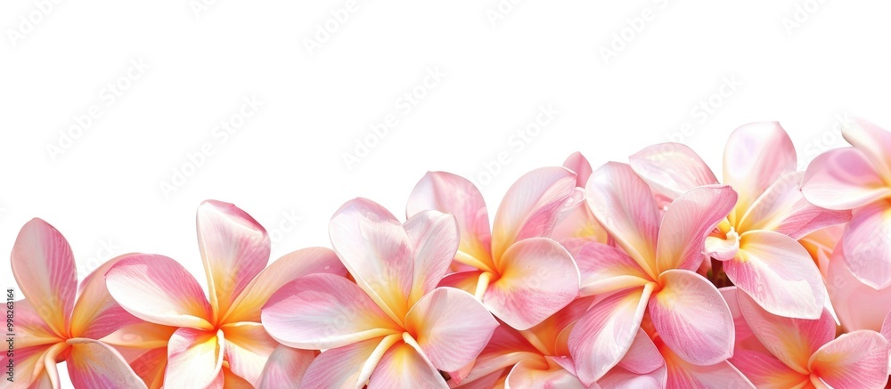 Frangipani Isolated On White Background Frangipani Isolated On White Background