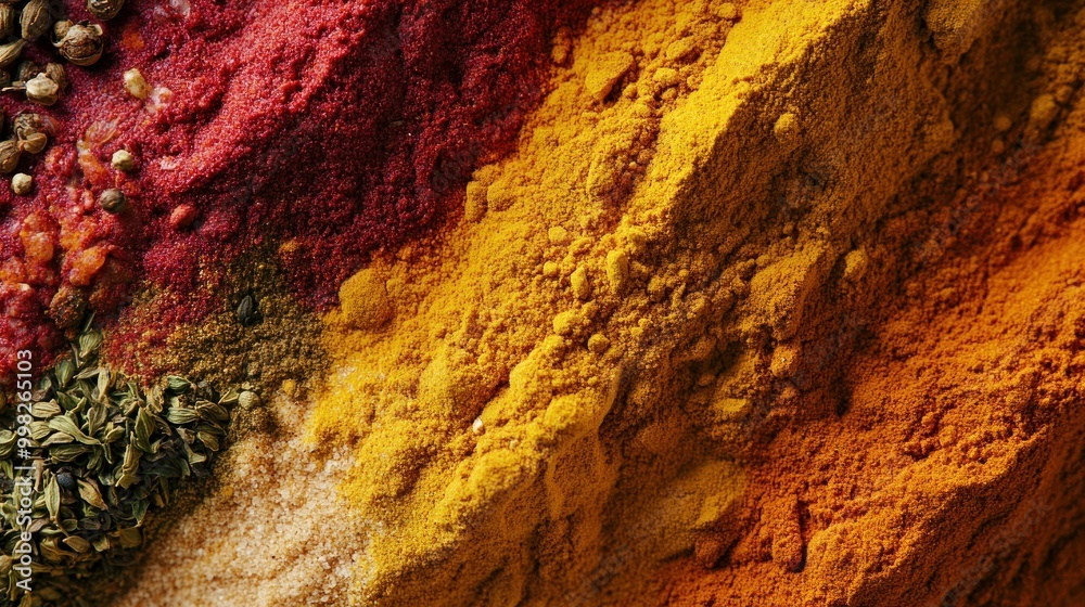 Close-up of Various Spices and Herbs Close-up of Various Spices and Herbs