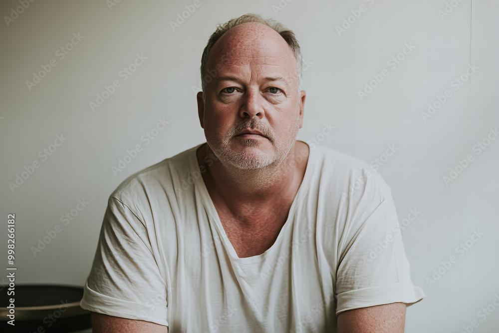 Portrait of middle-aged European man, mature male model photos for professional headshots and editorial use in photography and design projects
Portrait of middle-aged European man, mature male model photos for professional headshots and editorial use in photography and design projects