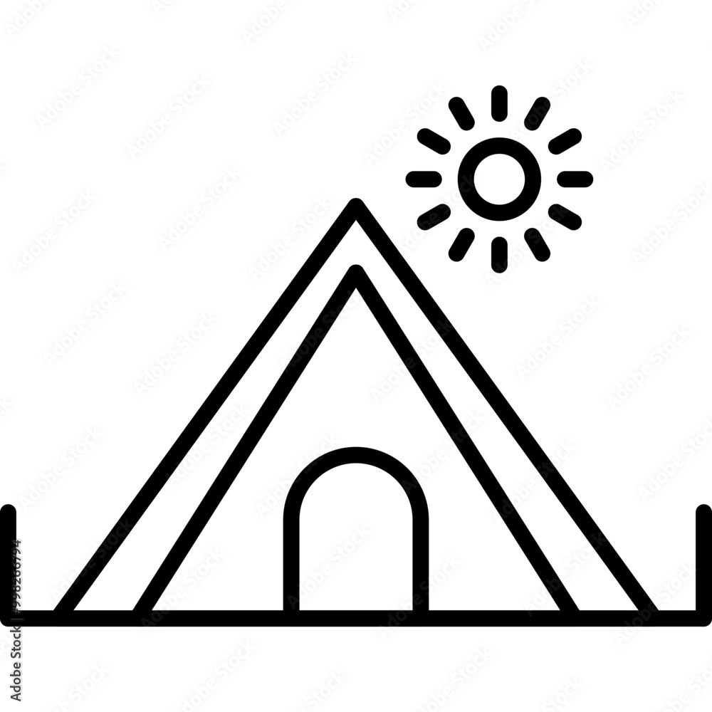 Tent Icon Tent Icon