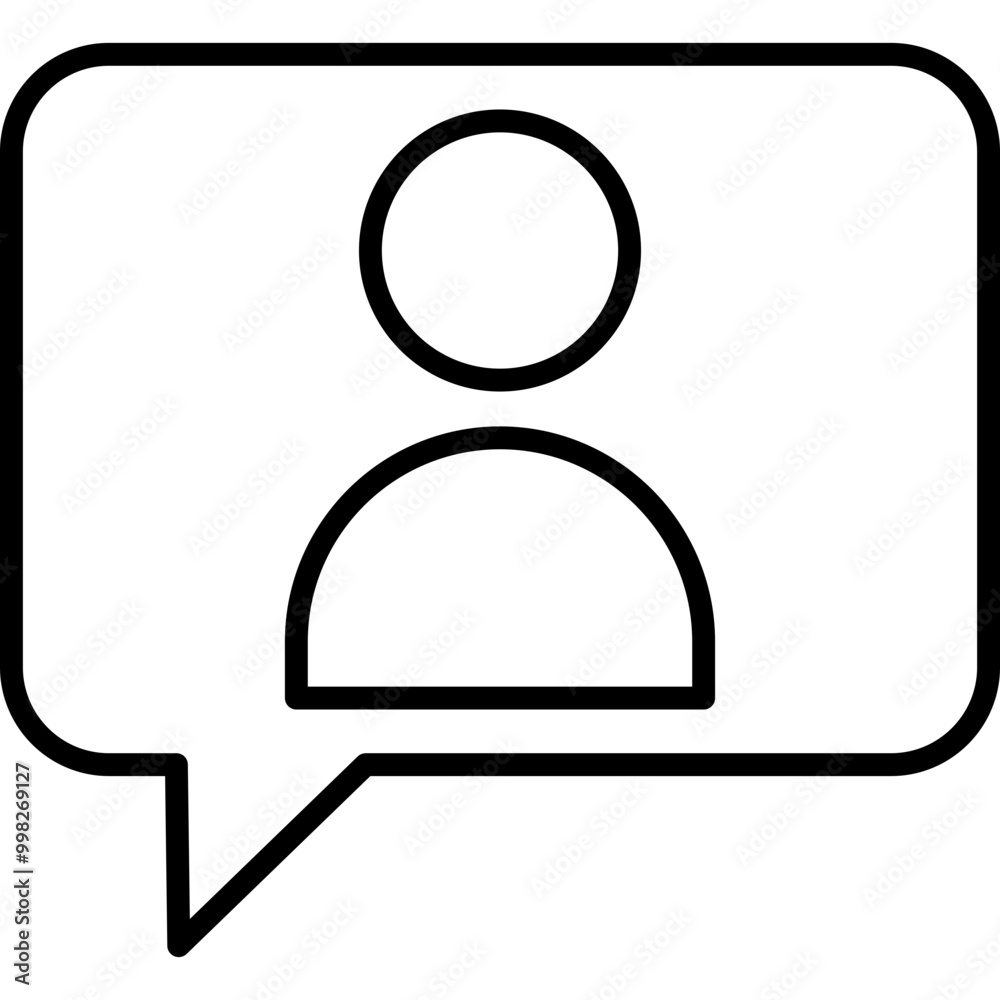 Fototapeta premium Chat Icon